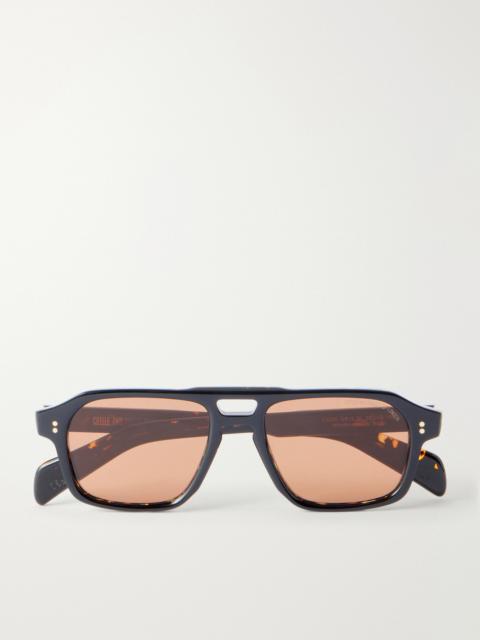 CUTLER AND GROSS Navigator Aviator-Style Acetate Sunglasses