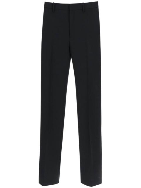 SLIM TAILORED PANTS WITH ZIPPERED ANKLE