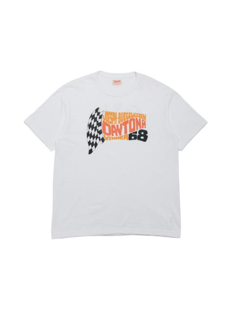 The Real McCoys BC26008 Athletic T-Shirt / Daytona 68' White