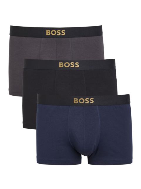 BOSS Boss Logo Stretch-cotton Trunks