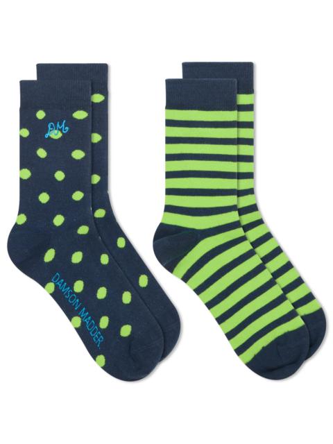 DAMSON MADDER. Damson Madder 2 Pack Socks
