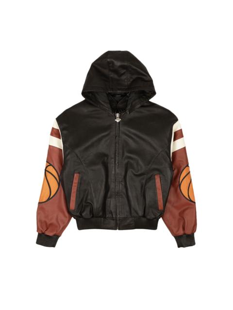 Just Don Just Don New York Basketball Leather Jacket 'Black'