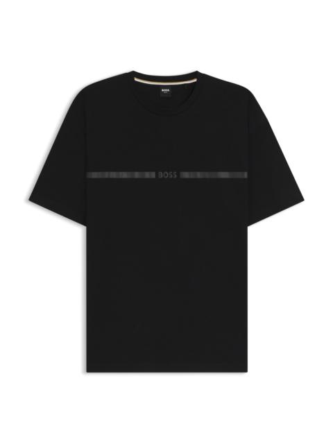 BOSS REGULAR-FIT T-SHIRT IN COTTON WITH UV PROTECTION