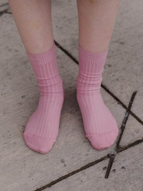 BASERANGE Rib Overankle Socks
                  - Organic Cotton Rib