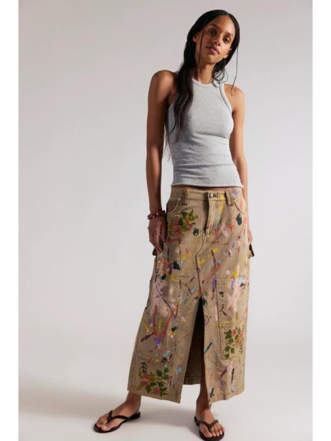 FREE PEOPLE We The Free Sunday Painter Maxi Skirt