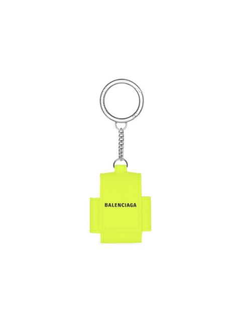 BALENCIAGA Cash Earpods Holder in Yellow Fluo/silver