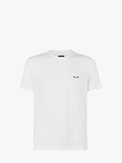 FENDI White cotton T-shirt