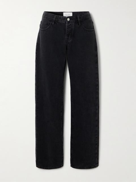 ST. AGNI 90s Low-rise Straight-leg Organic Jeans