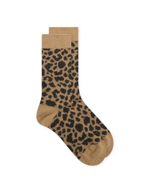 ROTOTO® RoToTo Leopard Pattern Merino Sock