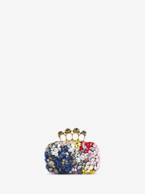 Alexander McQueen Jewelled Spider Knuckle Clutch