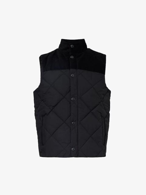 Barbour Funnel-neck quilted regular-fit shell gilet