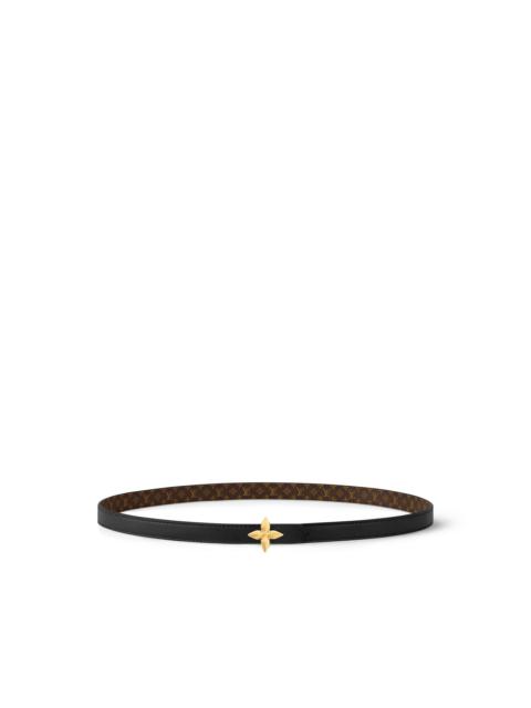 LV Mini Flowergram15mm Reversible Belt