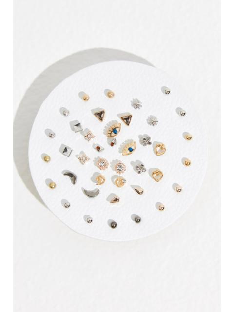 FREE PEOPLE Teeny Tiny Mega Stud Earring Set
