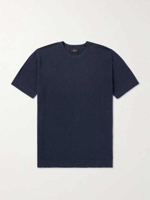 Cotton and Silk-Blend T-Shirt