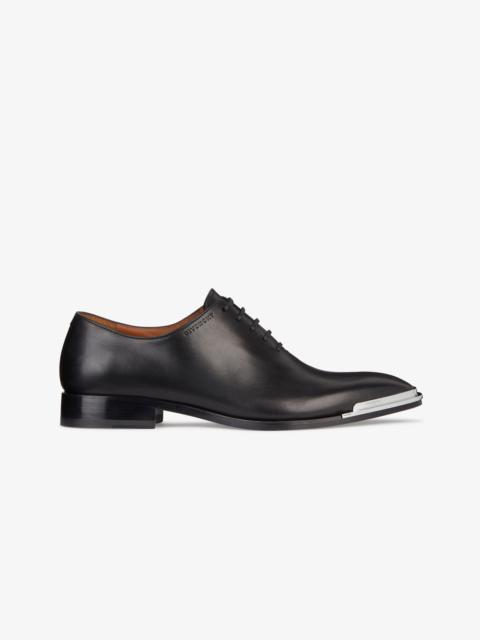Givenchy Oxford shoes in box leather with metal tips