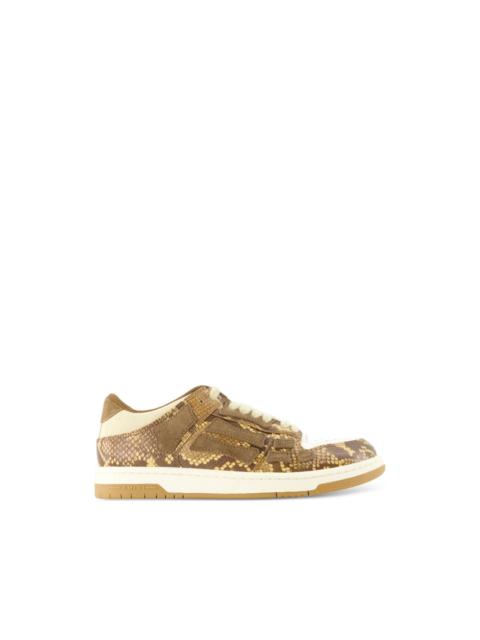 AMIRI printed python Skel top low sneakers