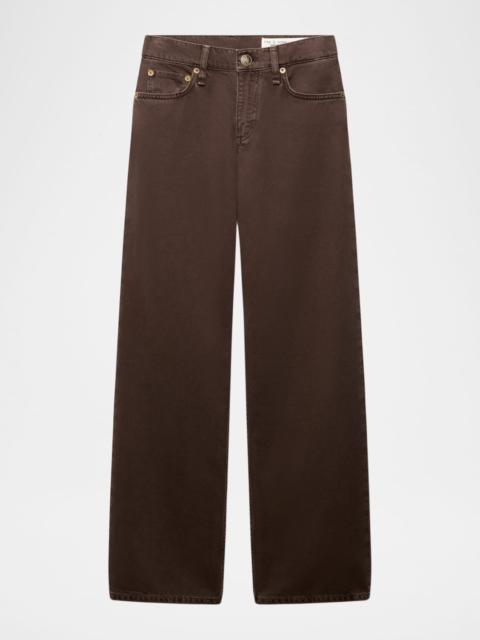 rag & bone Saige Low-Rise Relaxed Straight Jeans