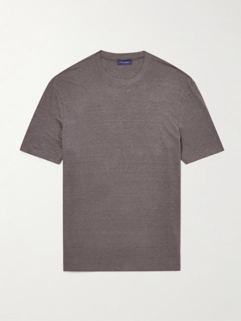 THOM SWEENEY Linen-Blend T-Shirt