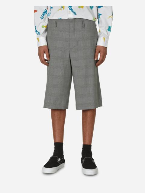 Comme des Garçons Homme Plus Checked Wool Shorts Black / Natural