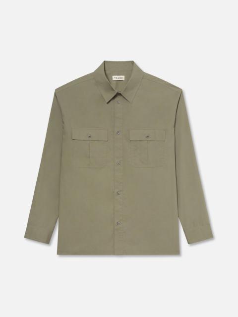 FRAME Military Shirt in Dry Sage