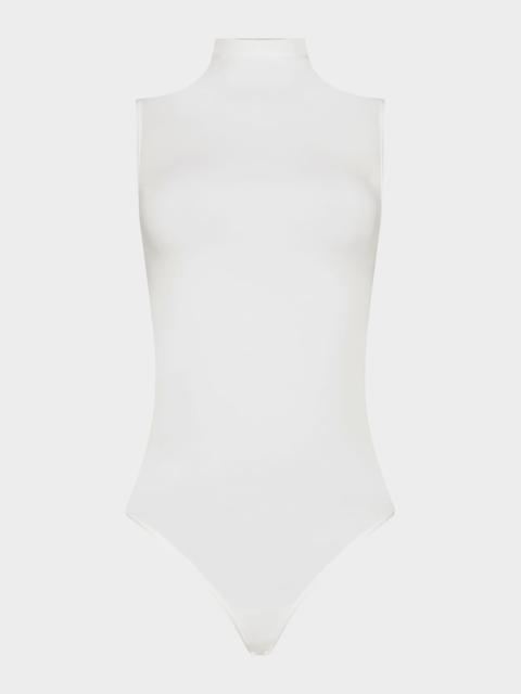 Wolford Sleeveless Mock-Neck String Bodysuit