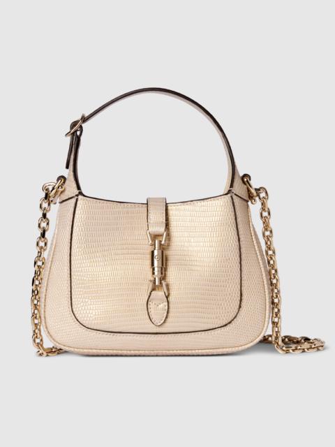 GUCCI Gucci Jackie 1961 mini lizard bag
