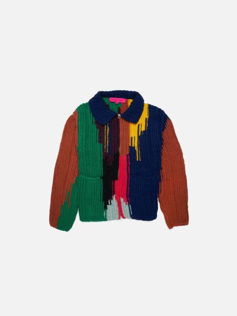 The Elder Statesman ACID HAND KNIT JACKET