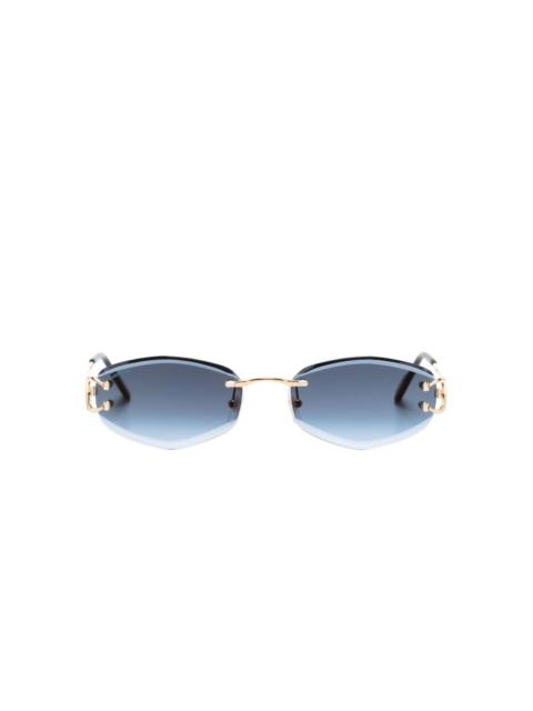 Cartier Signature C oval-frame sunglasses