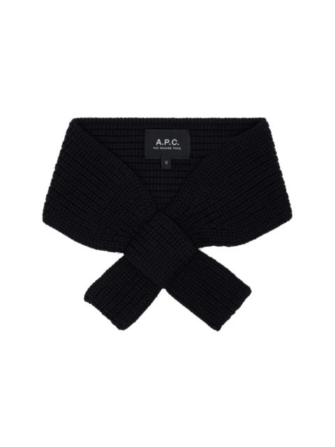 A.P.C. Navy Luna Scarf
