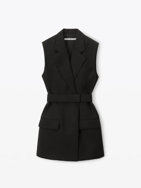 Alexander Wang sleeveless blazer dress in wool