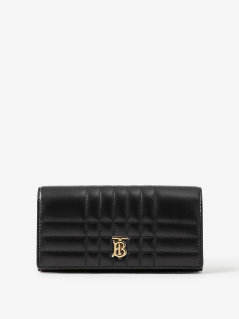 Burberry Quilted Leather Lola Continental Wallet