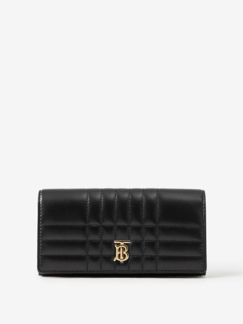 Quilted Leather Lola Continental Wallet