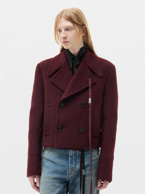 Ann Demeulemeester Dalmar Double-Breasted Short Caban