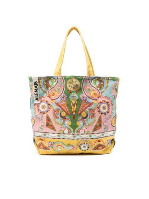 ALÉMAIS Pinball canvas tote bag