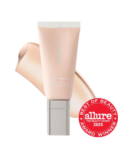 MERIT The Uniform™ Tinted Mineral Sunscreen Broad Spectrum SPF 45