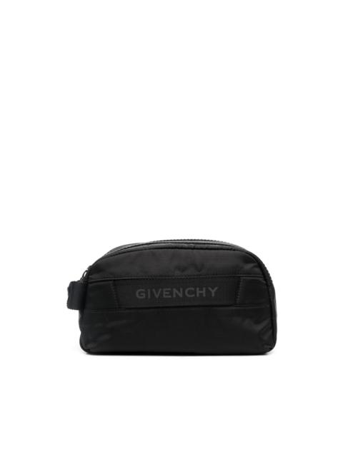 Givenchy logo-patch wash bag