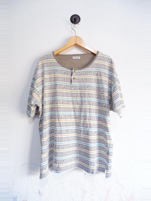 Other Designers Celine × Vintage - Vintage 90s Celine Paris Monogram Striped Tees