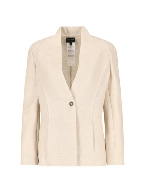 GIORGIO ARMANI SINGLE-BREASTED BLAZER