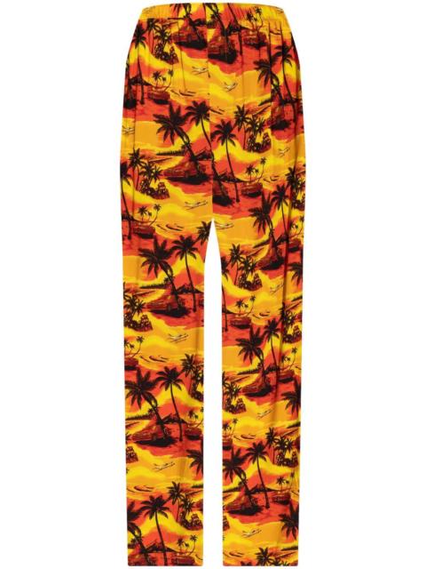 BALENCIAGA printed trousers