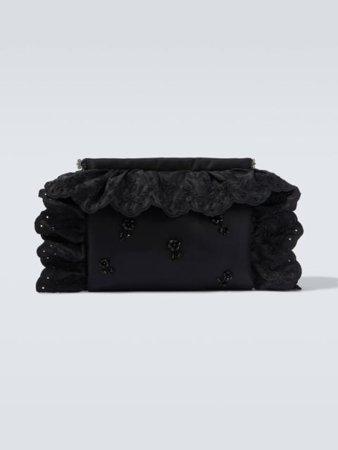 Simone Rocha Pillowcase embellished clutch