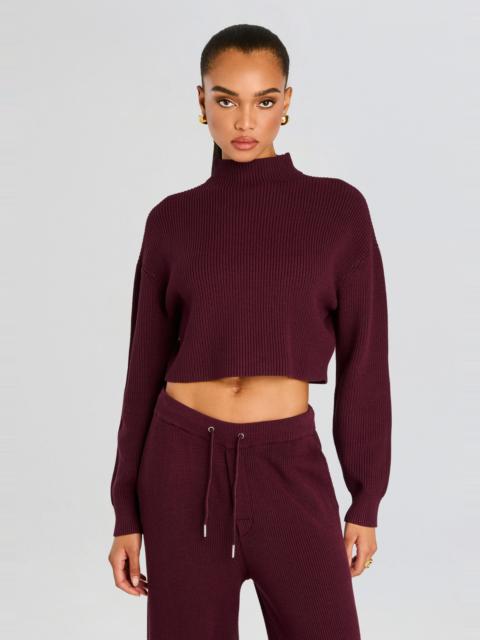 RETROFÊTE CARMEN MID CROPPED SWEATER