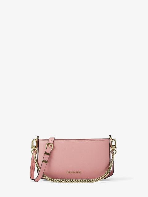 MICHAEL KORS Bryant Small Pebbled Leather Convertible Pochette