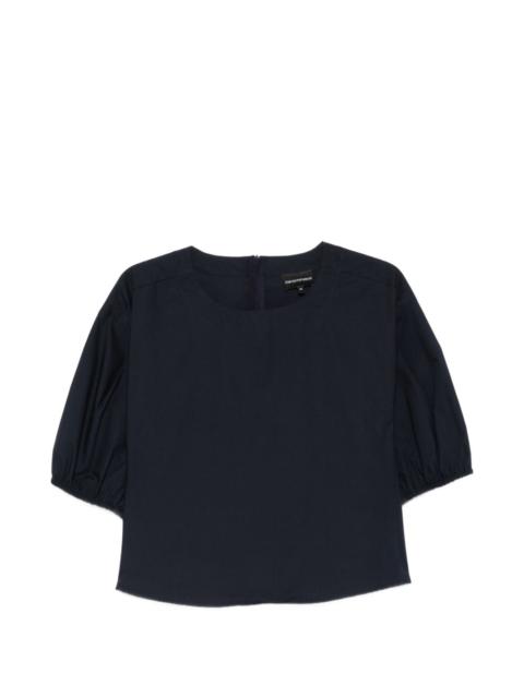 EMPORIO ARMANI puff-sleeve blouse
