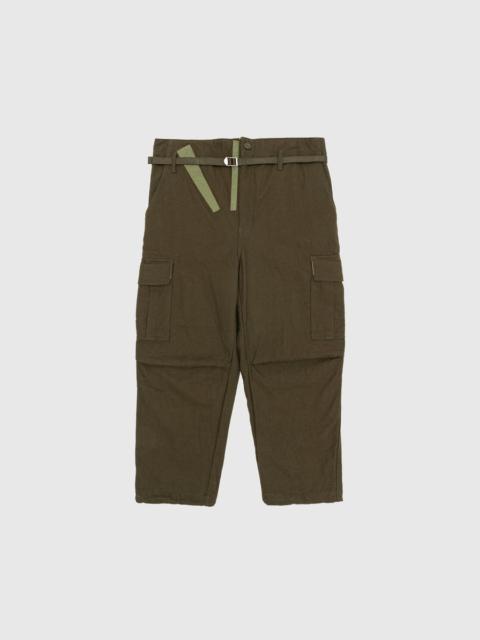 WOOL SERGE CARGO PANTS