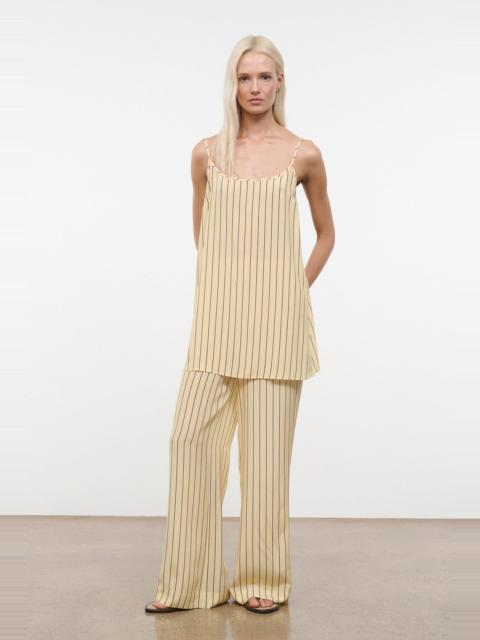 STAUD STAUD STROLL SILK PANT MONDAY STRIPE