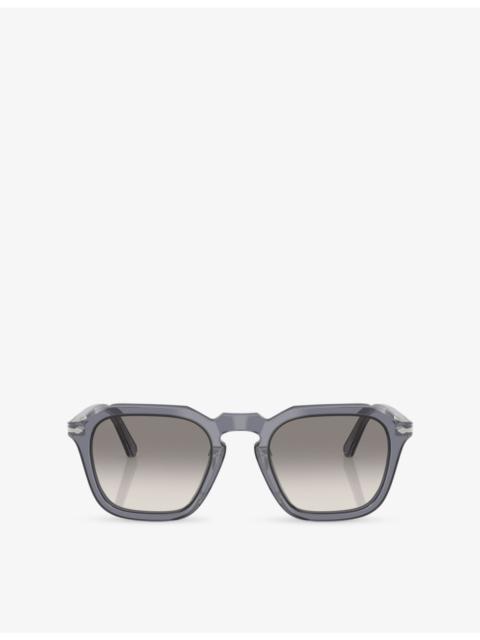 Persol PO3292S Square-Frame Acetate Sunglasses