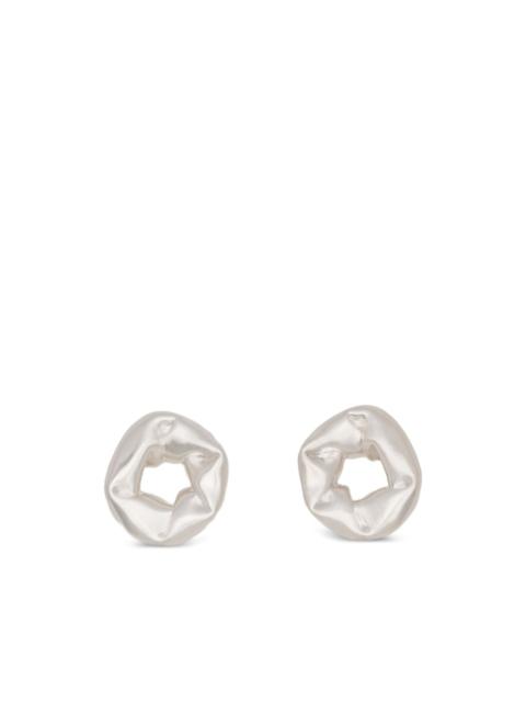Completedworks Oversized Scrunch embellished earrings
