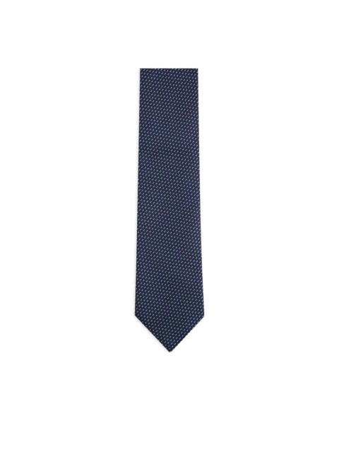 ZEGNA dotted silk tie