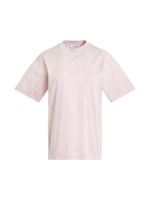 Off-White Laundry Logo Casual T-Shirt in Lilac