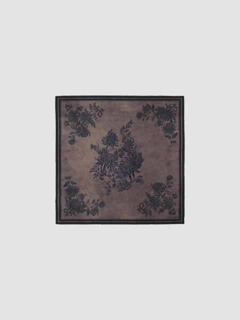 FERRAGAMO Women's Floral Silk Scarf - New Navy